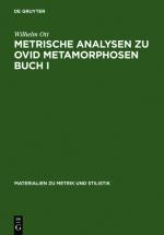 Cover-Bild Metrische Analysen zu Ovid Metamorphosen Buch I