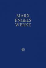 Cover-Bild MEW / Marx-Engels-Werke Band 40