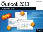Cover-Bild Microsoft Outlook 2013 auf einen Blick