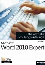 Cover-Bild Microsoft Word 2010 Expert - Die offizielle Schulungsunterlage (Exam 77-887)