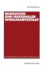 Cover-Bild Migration und nationaler Wohlfahrtsstaat