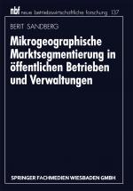 Cover-Bild Mikrogeographische Marktsegmentierung in öffentlichen Betrieben und Verwaltungen