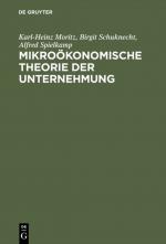 Cover-Bild Mikroökonomische Theorie der Unternehmung