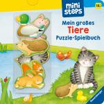 Cover-Bild ministeps ministeps: Mein großes Tiere Puzzle-Spielbuch - ab 18 Monate