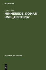 Cover-Bild Minnerede, Roman und "historia"