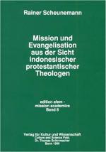 Cover-Bild Mission und Evangelisation aus der Sicht indonesischer protestantischer Theologen