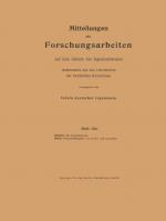 Cover-Bild Mitteilungen über Forschungsarbeiten auf dem Gebiete des Ingenieurwesens insbesondere aus den Laboratorien der technischen Hochschulen