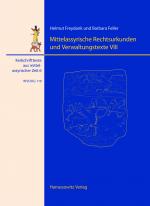 Cover-Bild Mittelassyrische Rechtsurkunden und Verwaltungstexte VIII