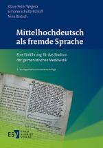 Cover-Bild Mittelhochdeutsch als fremde Sprache