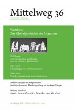 Cover-Bild Mittelweg 36. Zeitschrift des Hamburger Instituts für Sozialforschung