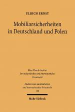 Cover-Bild Mobiliarsicherheiten in Deutschland und Polen