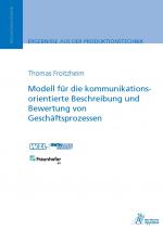 Cover-Bild Modell für die kommunikationsorientierte Beschreibung und Bewertung von Geschäftsprozessen