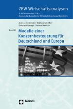 Cover-Bild Modelle einer Konzernbesteuerung für Deutschland und Europa