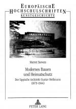 Cover-Bild Modernes Bauen und Heimatschutz