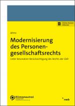 Cover-Bild Modernisierung des Personengesellschaftsrechts