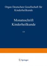 Cover-Bild Monatsschrift Kinderheilkunde