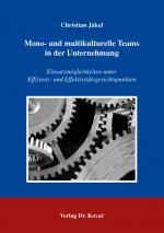 Cover-Bild Mono- und multikulturelle Teams in der Unternehmung