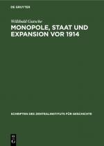 Cover-Bild Monopole, Staat und Expansion vor 1914