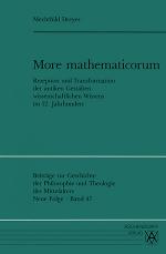 Cover-Bild More mathematicorum
