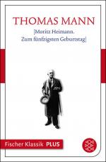 Cover-Bild Moritz Heimann. Zum fünfzigsten Geburtstag