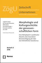 Cover-Bild Morphologie und Kulturgeschichte der genossenschaftlichen Form