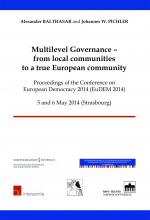 Cover-Bild Multilevel Governance – from local communities to a true European community