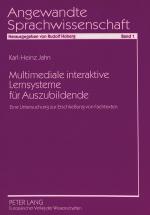 Cover-Bild Multimediale interaktive Lernsysteme für Auszubildende