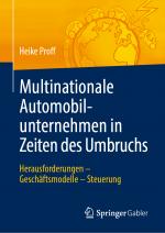 Cover-Bild Multinationale Automobilunternehmen in Zeiten des Umbruchs