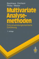 Cover-Bild Multivariate Analysemethoden