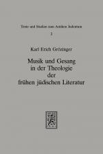 Cover-Bild Musik und Gesang in der Theologie der frühen jüdischen Literatur