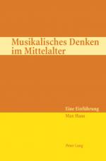 Cover-Bild Musikalisches Denken im Mittelalter