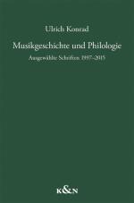 Cover-Bild Musikgeschichte und Philologie