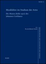 Cover-Bild Musiklehre im Studium der Artes