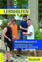 Cover-Bild Musterklausuren II - Texterörterung, freie und literarische Erörterung