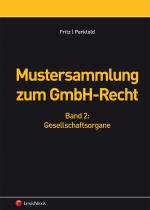 Cover-Bild Mustersammlung zum GmbH-Recht, Band II - Gesellschaftsorgane