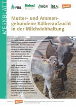 Cover-Bild Muttergebundene Kälberaufzucht in der Milchviehhaltung