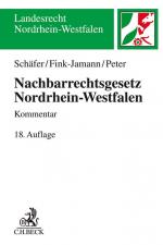 Cover-Bild Nachbarrechtsgesetz Nordrhein-Westfalen