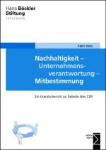 Cover-Bild Nachhaltigkeit - Unternehmensverantwortung - Mitbestimmung