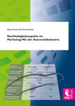 Cover-Bild Nachhaltigkeitsaspekte im Marketing-Mix der Automobilindustrie
