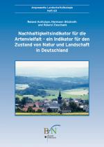Cover-Bild Nachhaltigkeitsindikator für die Artenvielfalt - ein Indikator für den Zustand von Natur und Landschaft in Deutschland