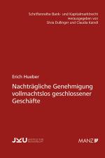 Cover-Bild Nachträgliche Genehmigung vollmachtlos geschlossener Geschäfte