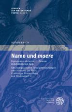 Cover-Bild Name und 'maere'