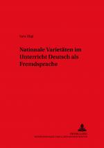 Cover-Bild Nationale Varietäten im Unterricht Deutsch als Fremdsprache