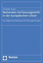 Cover-Bild Nationales Verfassungsrecht in der Europäischen Union