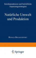 Cover-Bild Natürliche Umwelt und Produktion