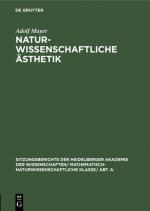 Cover-Bild Naturwissenschaftliche Ästhetik