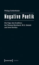 Cover-Bild Negative Poetik
