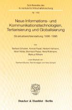 Cover-Bild Neue Informations- und Kommunikationstechnologien, Tertiarisierung und Globalisierung.