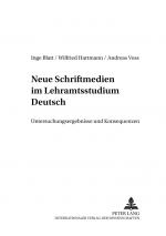 Cover-Bild Neue Schriftmedien im Lehramtsstudium Deutsch