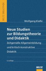 Cover-Bild Neue Studien zur Bildungstheorie und Didaktik